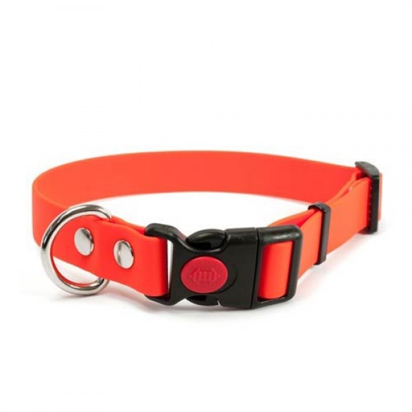 Mystique Biothane Halsband Safety 25 mm Chrom