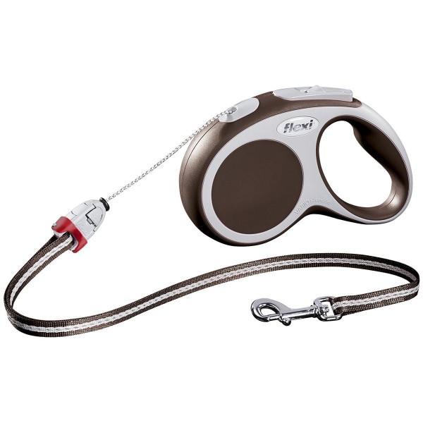 Flexi Vario Seil-Leine braun