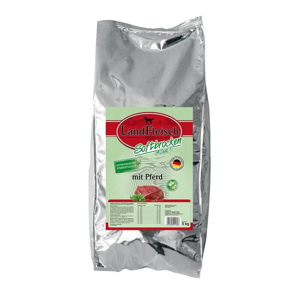 Landfleisch Softbrocken mit Pferd
