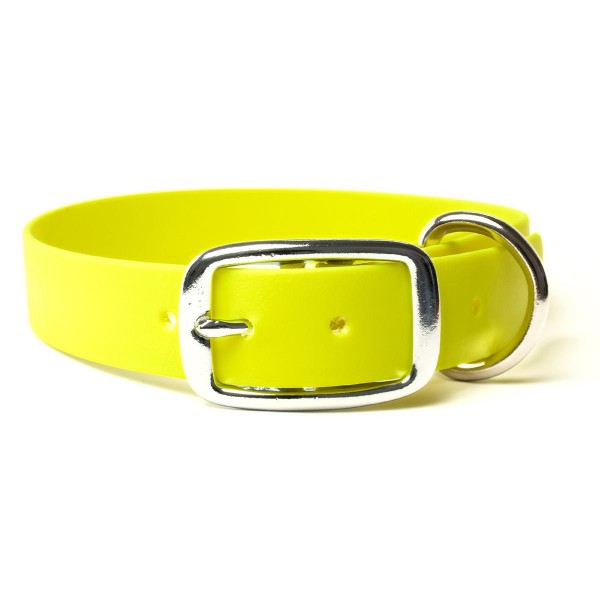 Mystique Biothane Halsband De Luxe neon gelb