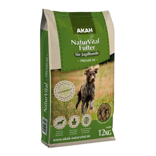 Akah Natur Vital Hundefutter fr Jagdhunde 12kg