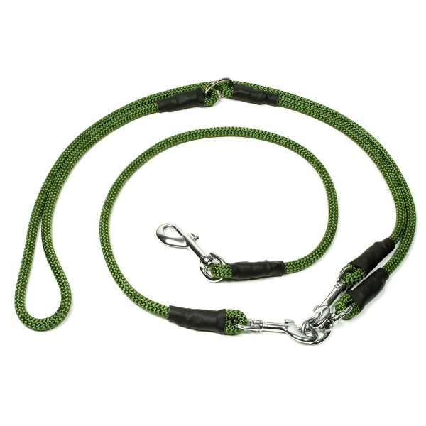 Führleine Hunting Profi mit Karabiner oliv