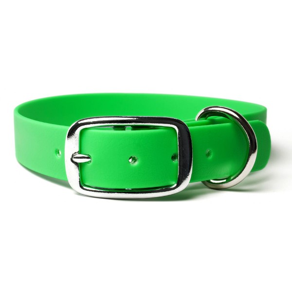 Mystique Biothane Halsband De Luxe neon grün
