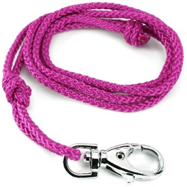 Pfeifenband mit Karabiner purpur