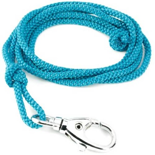 Pfeifenband mit Karabiner türkis