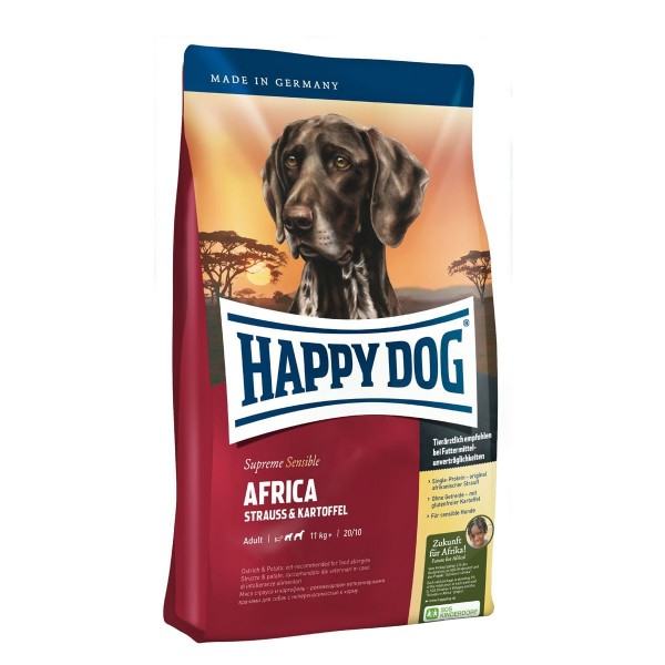 Happy Dog Supreme Sensible Africa Strauss und Kartoffel