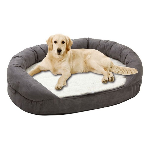 Ortho Bed Funktionsbett oval grau