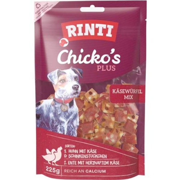 Rinti Chicko Mini Plus Käsewürfelmix 225g