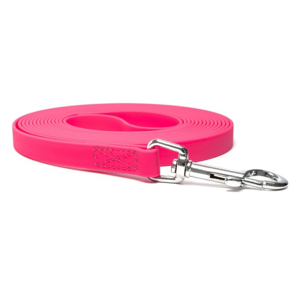 Mystique BioThane Schleppleine vernäht neon pink