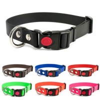 Mystique Biothane Halsband Safety 25 mm Chrom Mystique Biothane Halsband Safety 25 mm Chrom