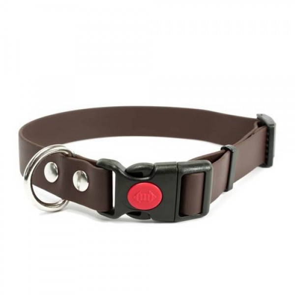 Mystique Biothane Halsband Safety 25 mm Chrom