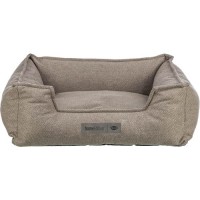 Danchen Hundebett Weich – Plüsch, Waschbar, Rutschfeste Unterseite, Größe S (62x62x15 Cm), Für Hunde Bis 13 Kg