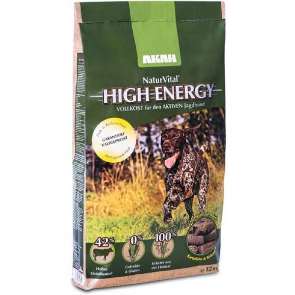 AKAH NaturVital HIGH ENERGY Hundefutter 12kg