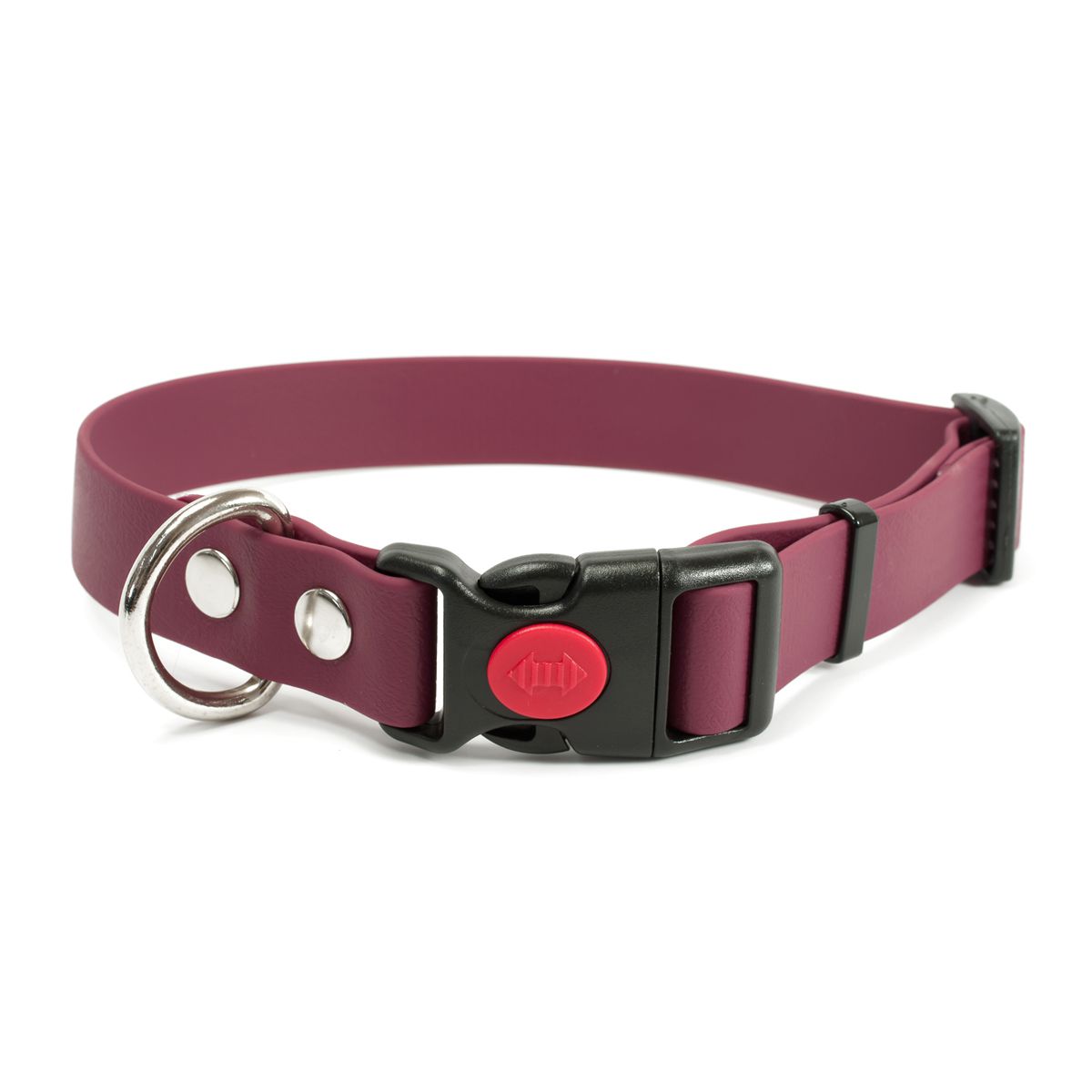 Mystique Biothane Safety Klick Halsband weinrot online kaufen