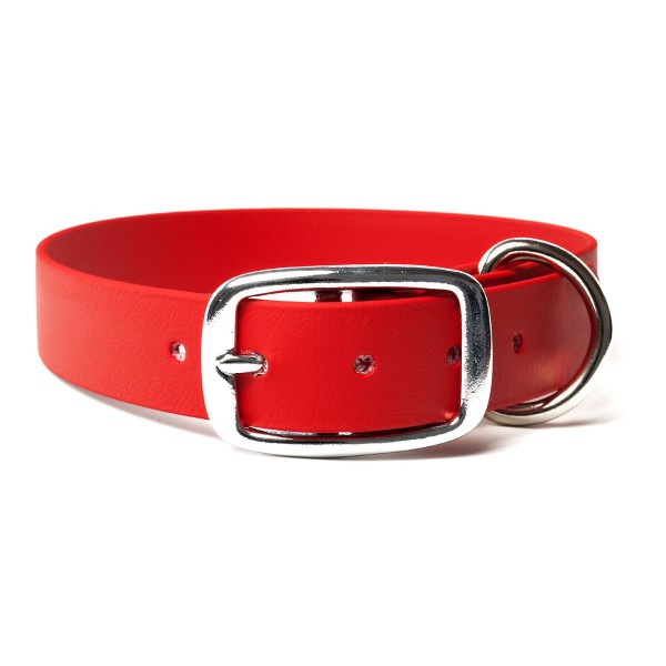 Mystique Biothane Halsband De Luxe rot