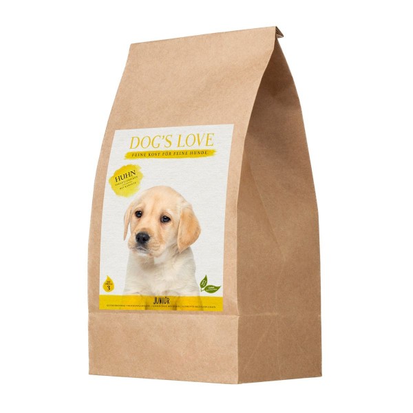 Dogs Love Junior Huhn mit Süßkartoffel & Karotte