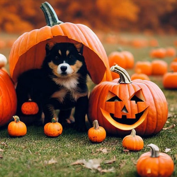 Halloween mit Hund