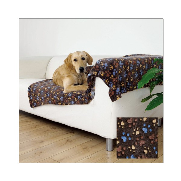 Trixie Softfleece Decke Laslo dunkelbraun